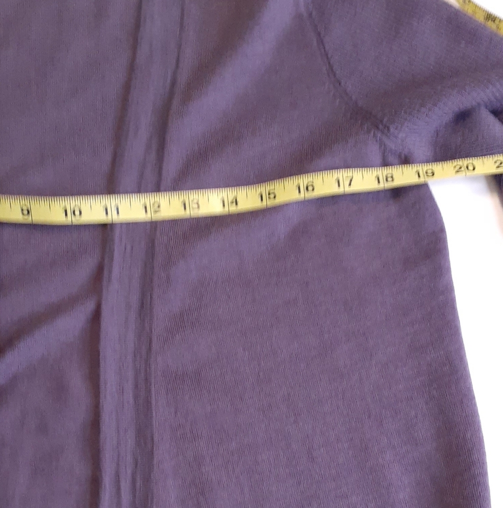 Eileen Fisher Soft Purple Cardigan - Picture 4 of 8